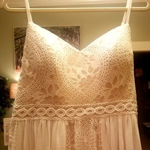 Bohemian Dress- Lined. Perfect For a Non Traditional Wedding Dress! - Never Worn
